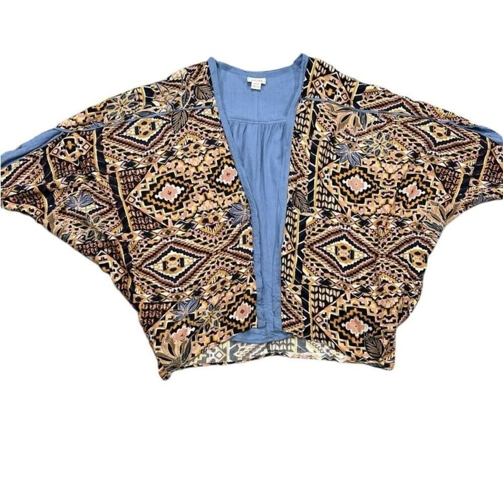 Ariat Women’s Kimono Cover Up Colorful Tribal Print One Size Bohemian